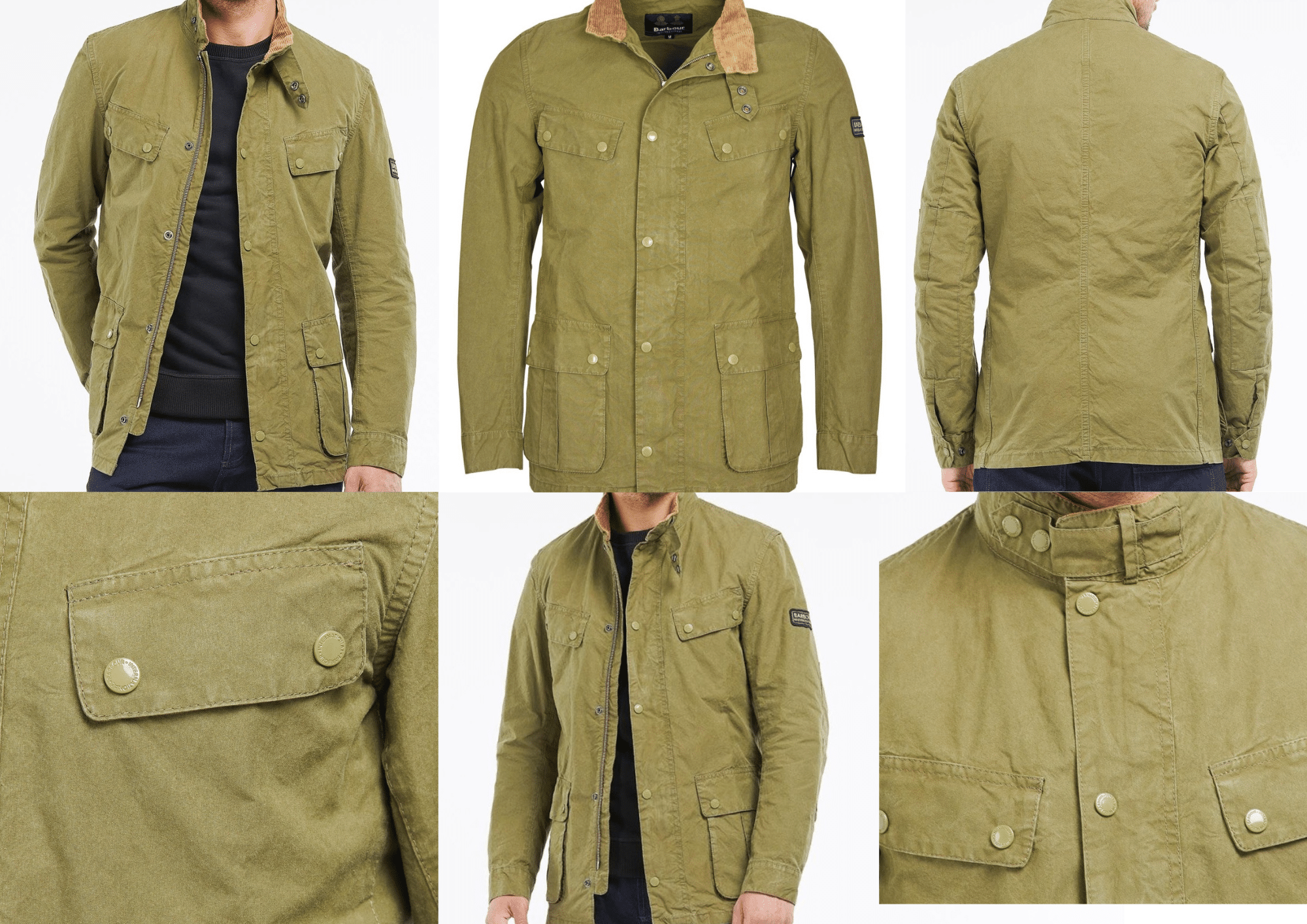 veste barbour international washed duke