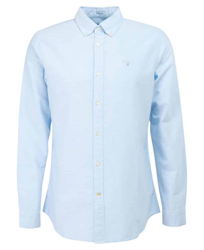 Chemise homme oxtown barbour bleu clair sky
