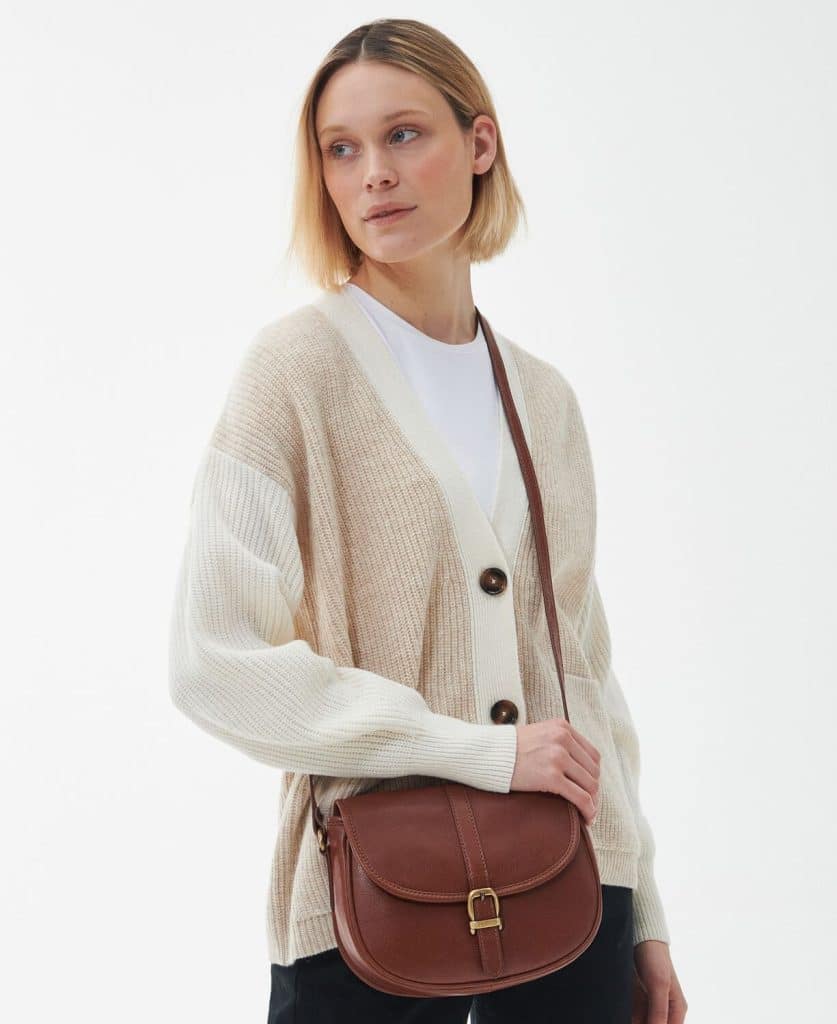 Sac cuir femme laire barbour marron