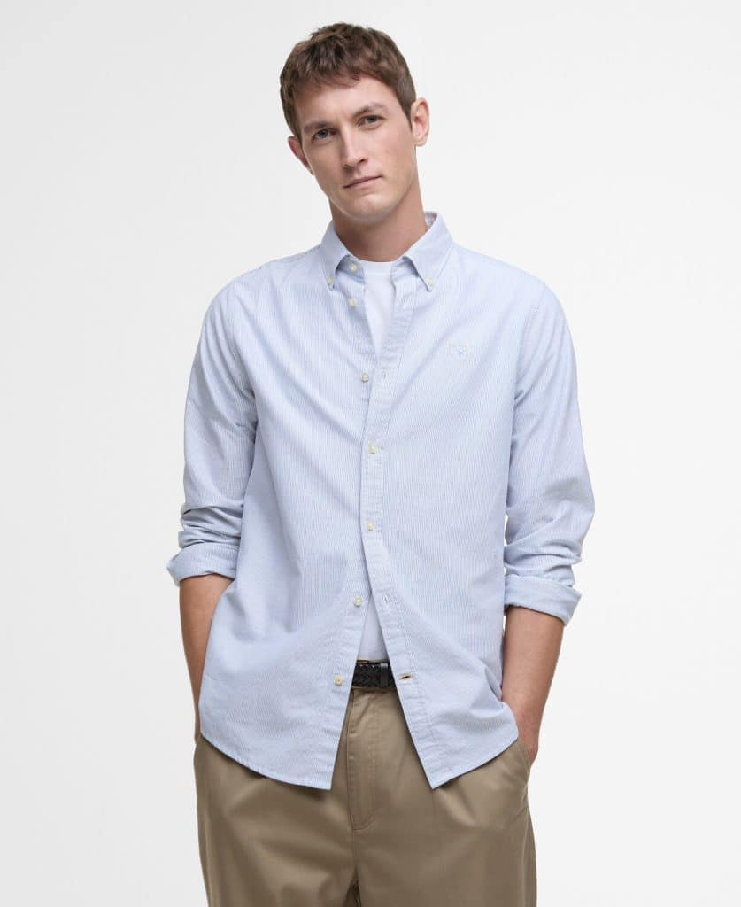 Chemise homme oxtown barbour Navy