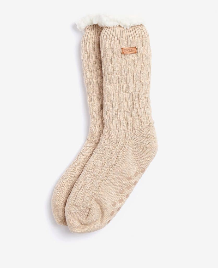 Chaussettes fourrées antidérapantes barbour
