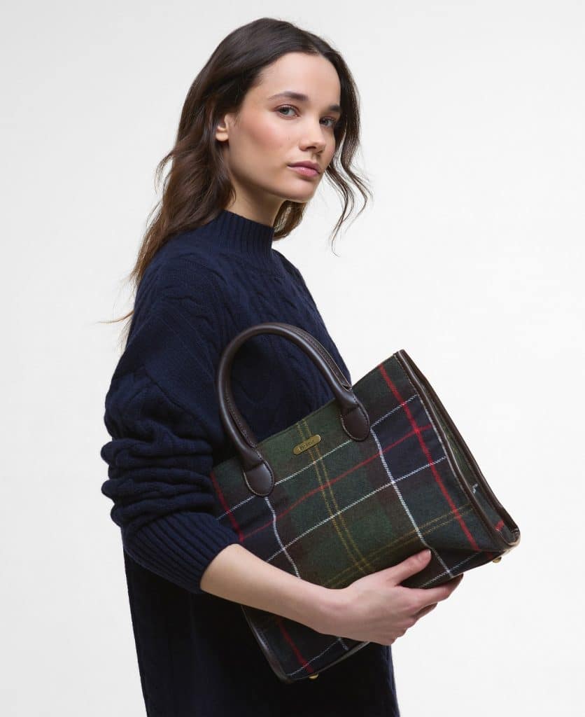 Sac cabas en tartan Barbour Barhill