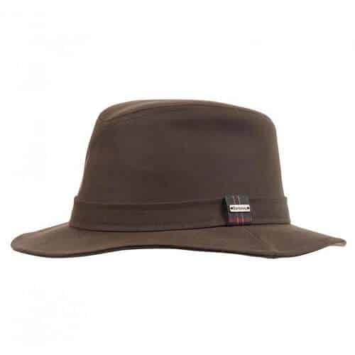 Chapeau huilé barbour vintage wax bushman