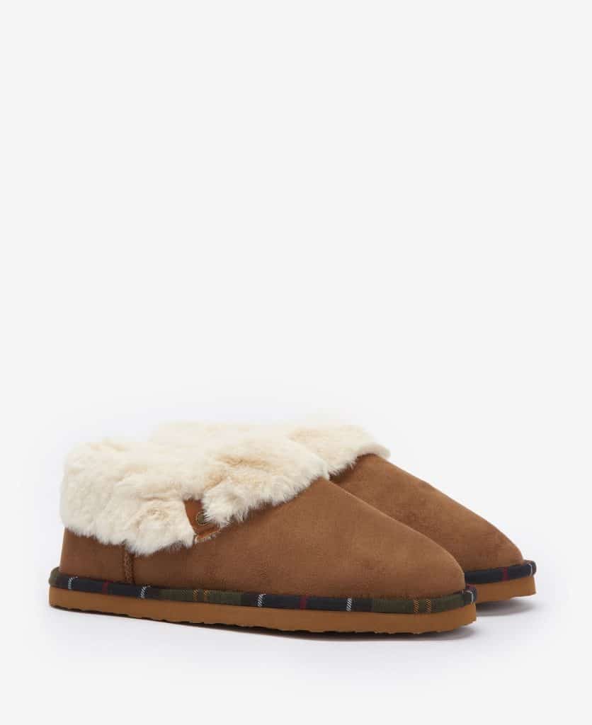 Chaussons femme fourrés barbour Eloise