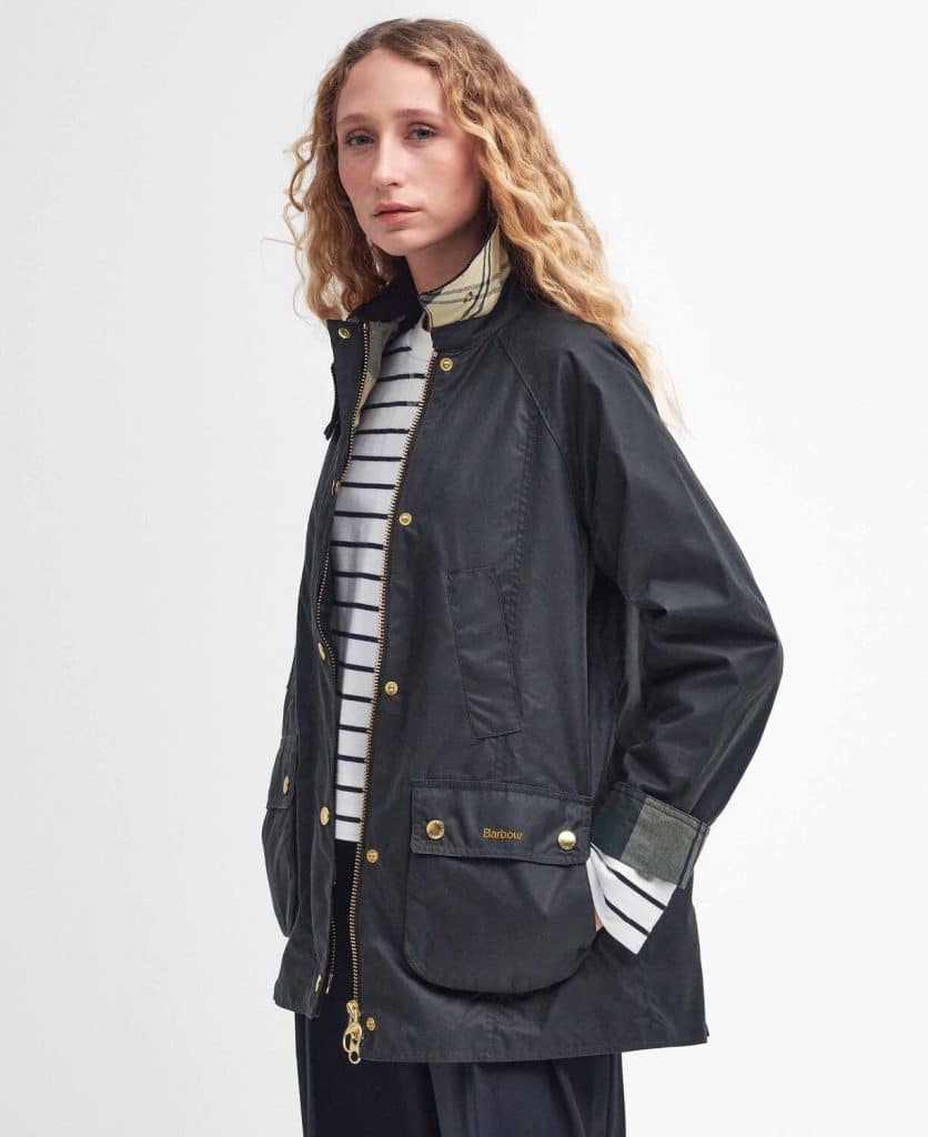 Veste huilée femme barbour modern beadnell