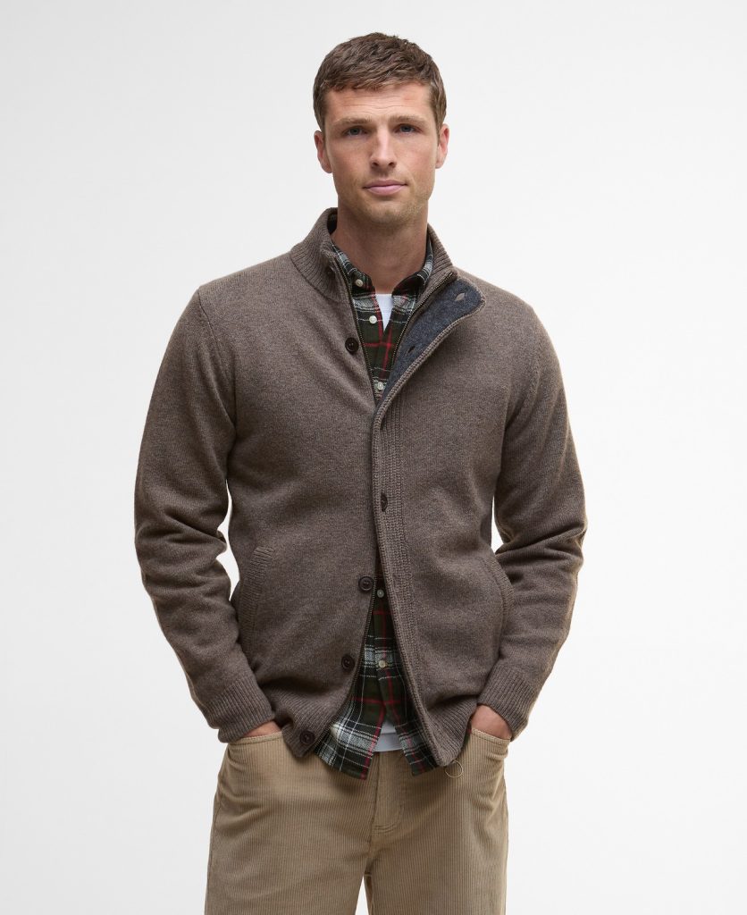 Gilet Patch Zip Through Barbour