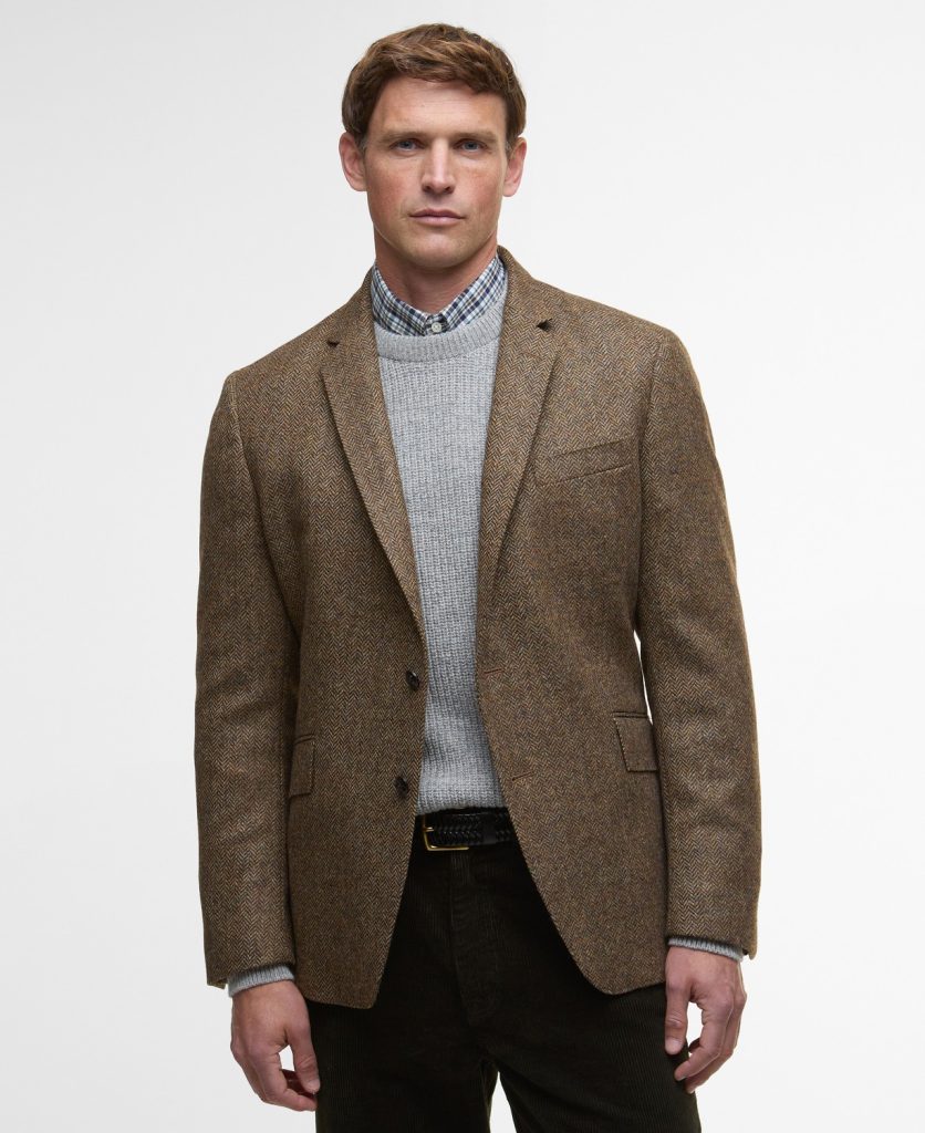 Blazer Firth Moons Herringbone Barbour