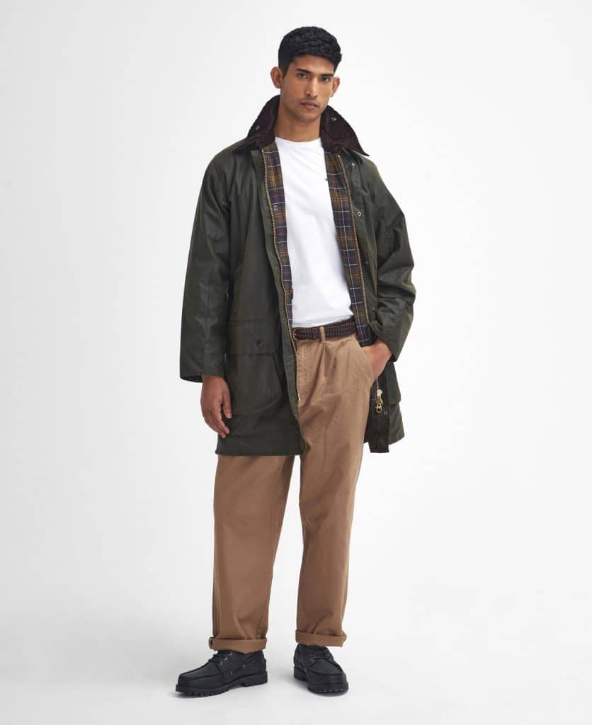 Veste huilée Border Barbour
