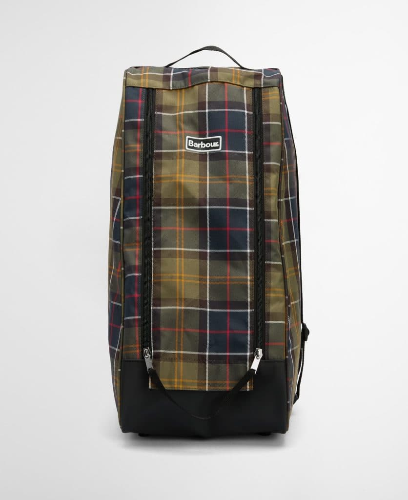 Sac à bottes en tartan Barbour