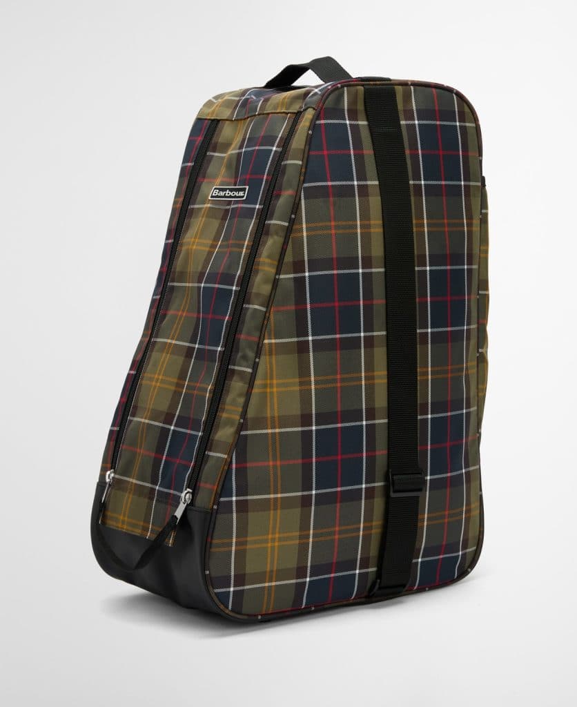 Sac à bottes en tartan Barbour