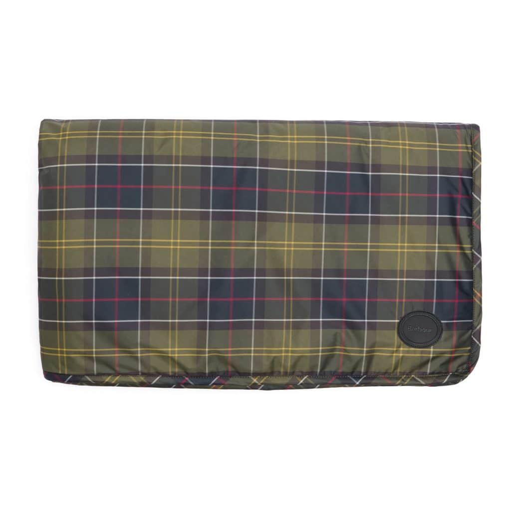 Couverture/serviette pour chien en tartan Barbour