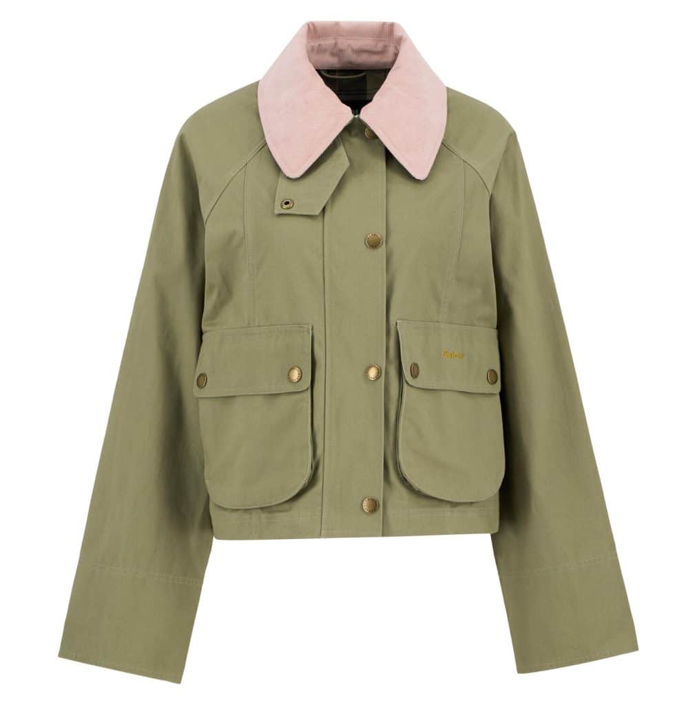 Veste en coton Cropped Beadnell Casual olive