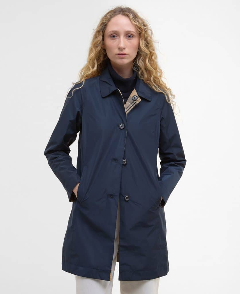 Trench réversible Babbity Barbour Navy dress tartan