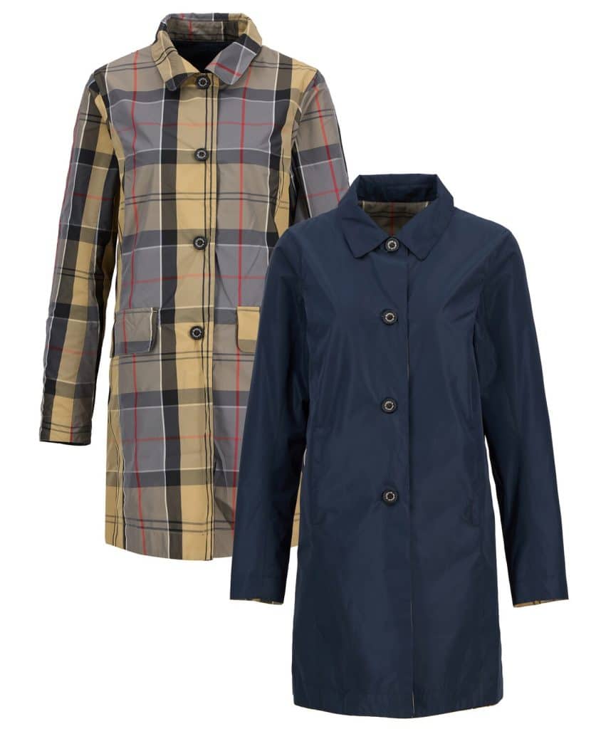 Trench réversible Babbity Barbour Navy dress tartan