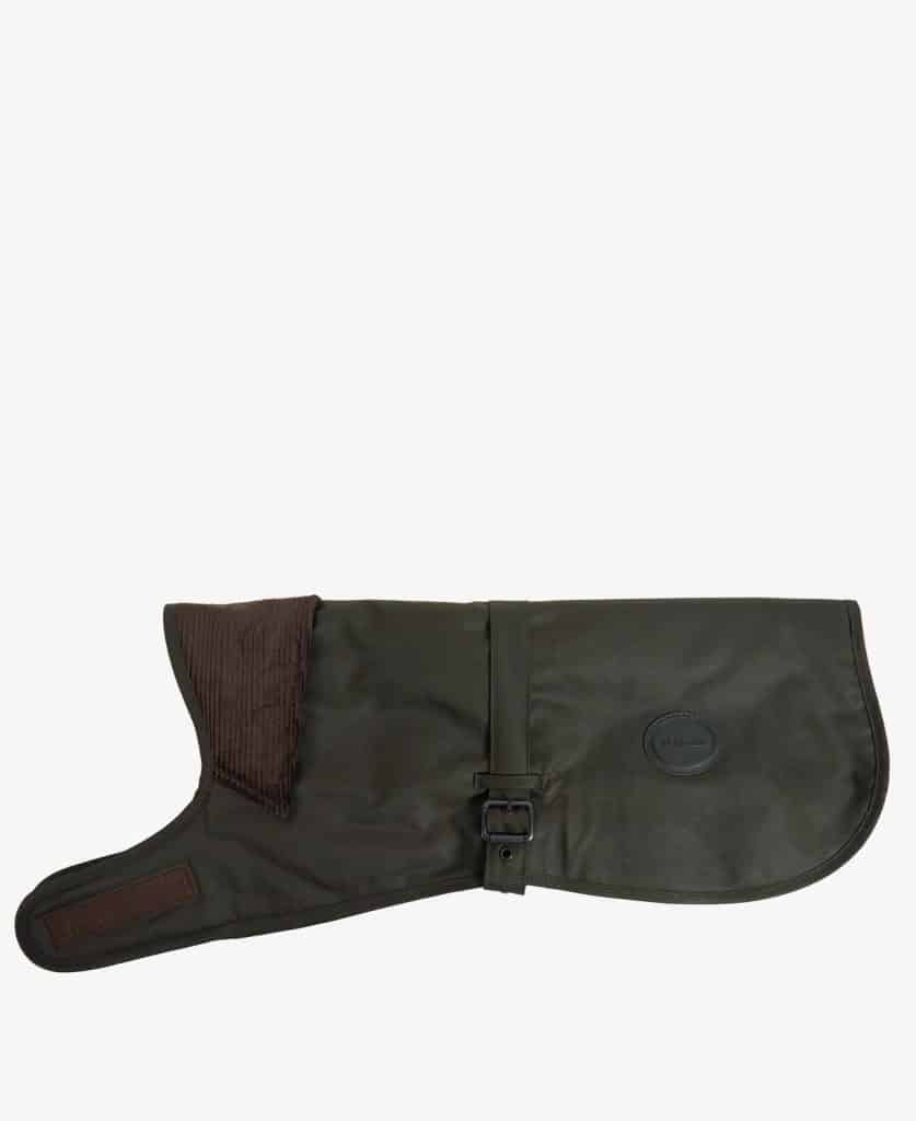 Manteau chien huilé Barbour vert olive