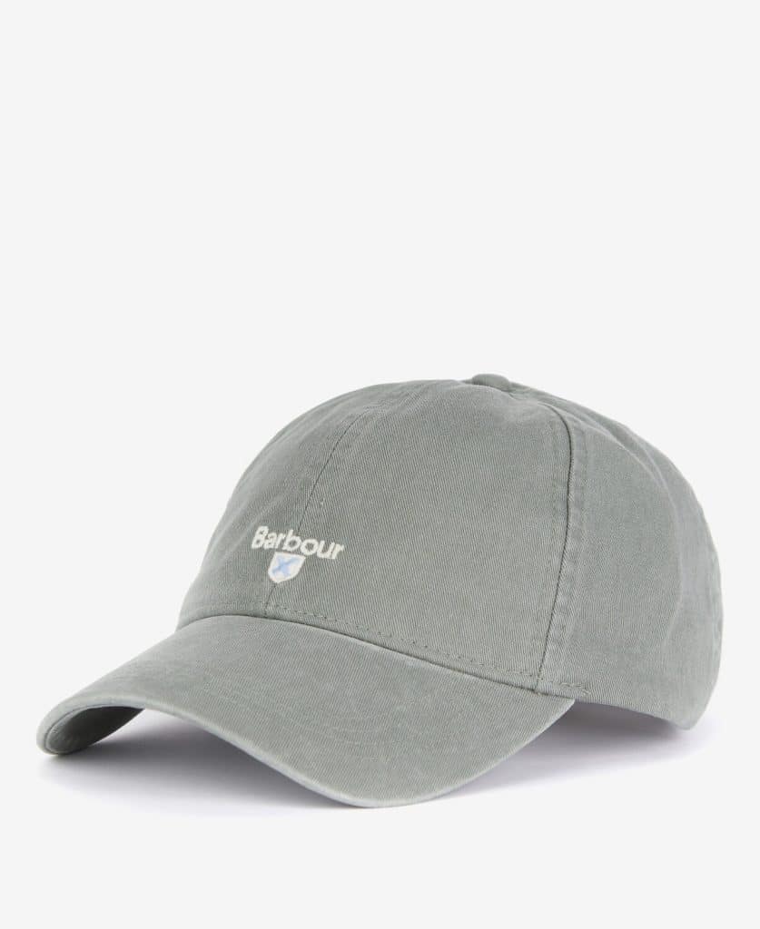 Casquette barbour cascade en coton agave green