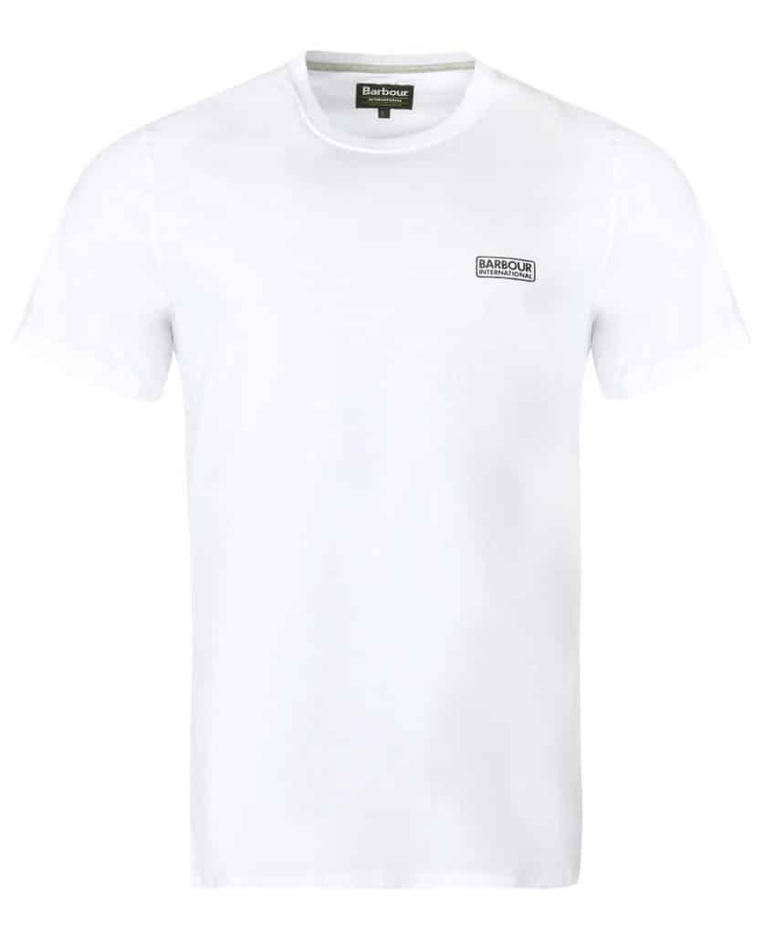 T-shirt homme Small Logo Barbour International blanc