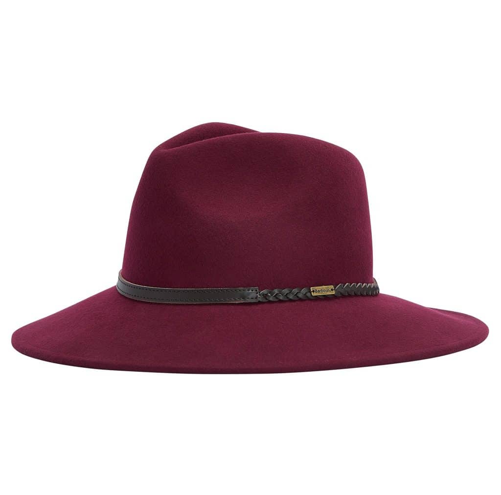 Chapeau en laine feutrée femme Tack Fedora Barbour