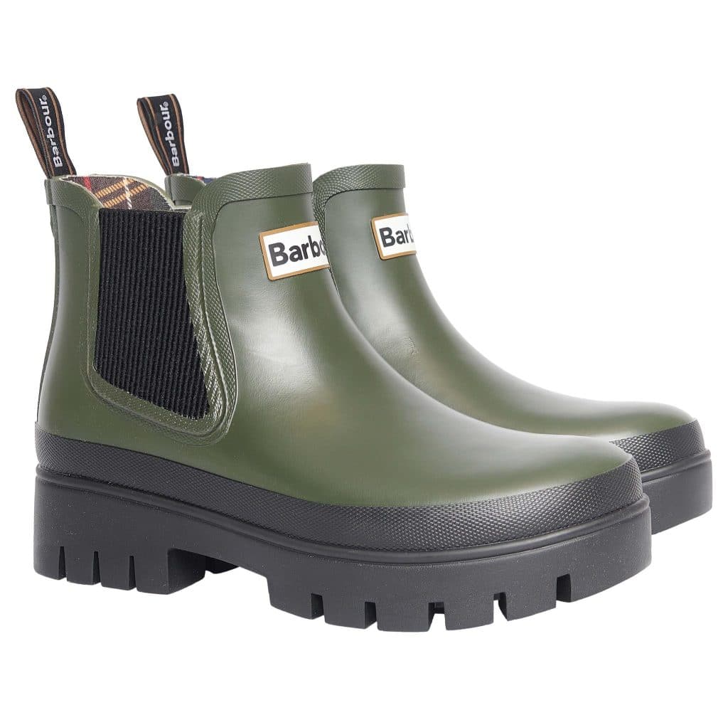 Bottines de pluie femme Halton Barbour